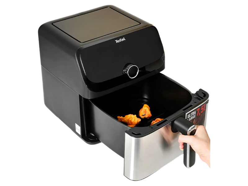 Nồi chiên không dầu điện tử Tefal 7.5 lít EY855D68 (hình 1)