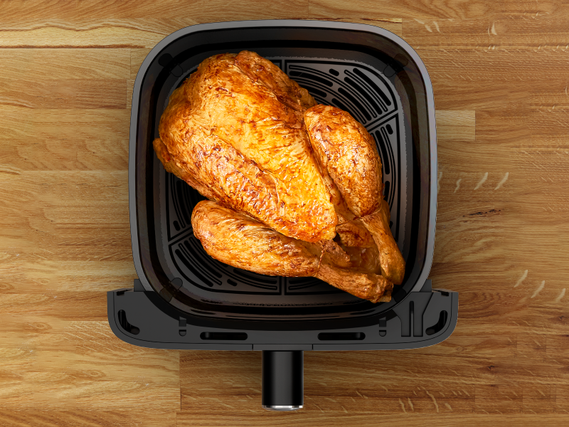 Nồi chiên không dầu điện tử Tefal 7.5 lít EY855D68 (hình 2)