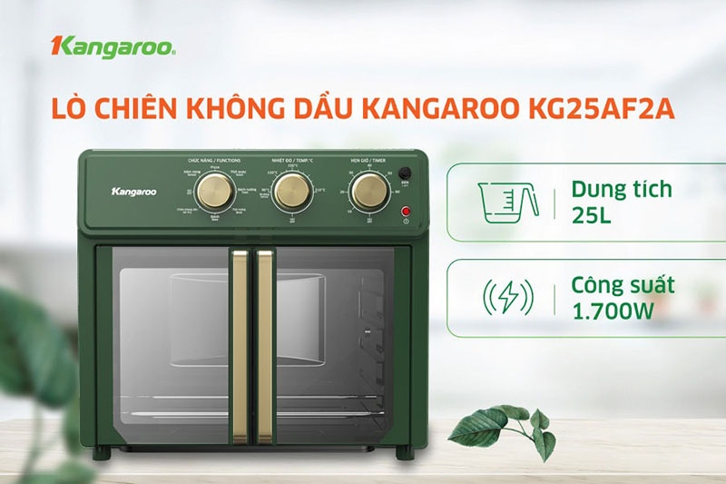 Nồi chiên không dầu Kangaroo có ưu điểm gì (hình 2)