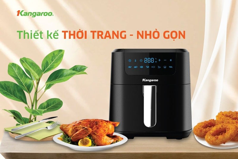 Nồi chiên không dầu Kangaroo có ưu điểm gì (hình 3)