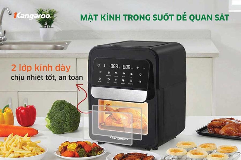 Nồi chiên không dầu Kangaroo có ưu điểm gì (hình 5)