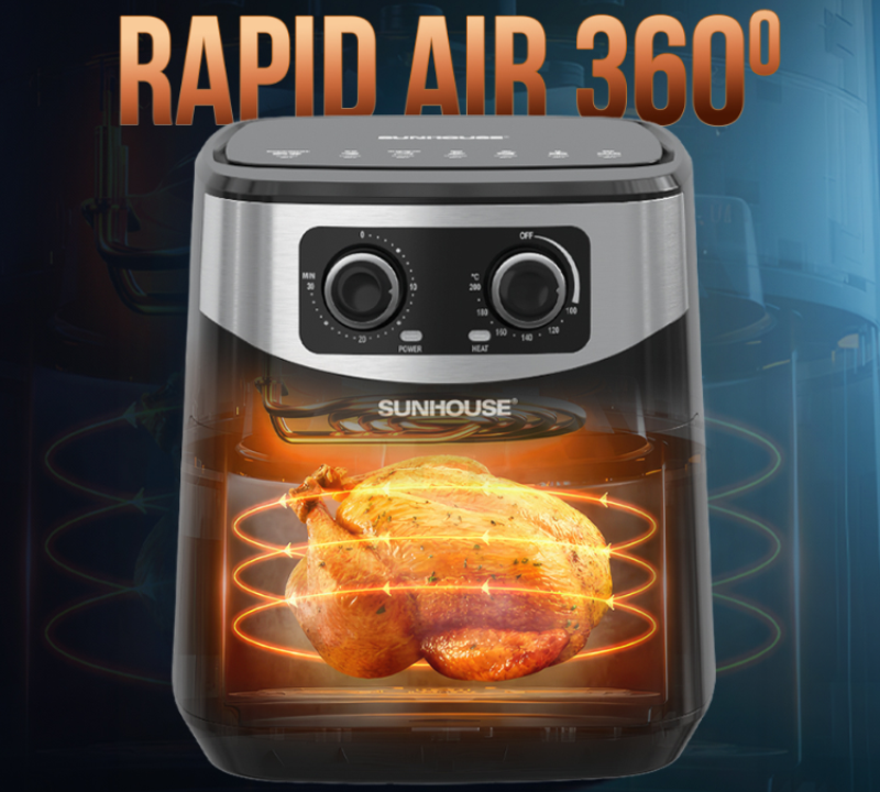 Nồi chiên không dầu Sunhouse 10.5 lít SHD4038 - hình 6
