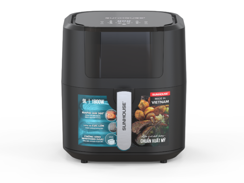 Nồi chiên không dầu điện tử Sunhouse 9 lít SHD4082 - hình 9