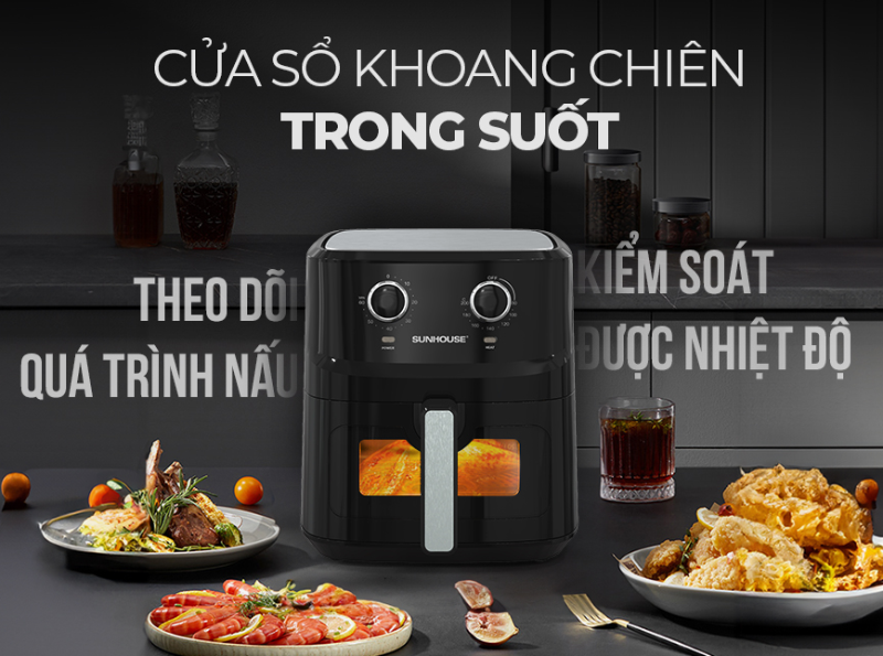 Nồi chiên không dầu Sunhouse SHD4030 6.5 lít - hình 16