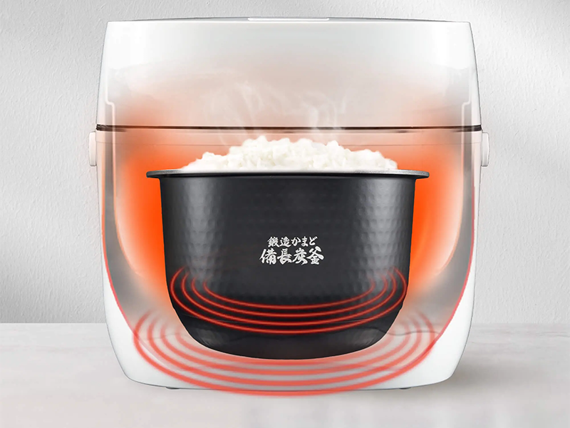 Nồi cơm áp suất cao tần Toshiba RC-18VXWVN(W) gia nhiệt IH 3D