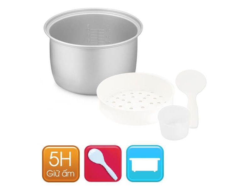 Nồi cơm điện nắp rời Sharp 1.8 lít KSH-D19V (hình 5)