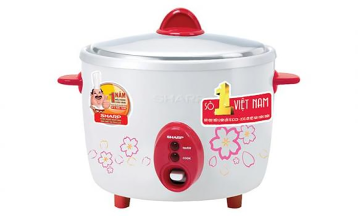 Nồi cơm điện nắp rời Sharp 1.8 lít KSH-D19V (hình 2)