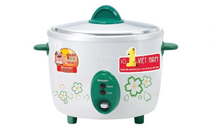 Nồi cơm điện nắp rời Sharp 1.8 lít KSH-D19V (hình 1)