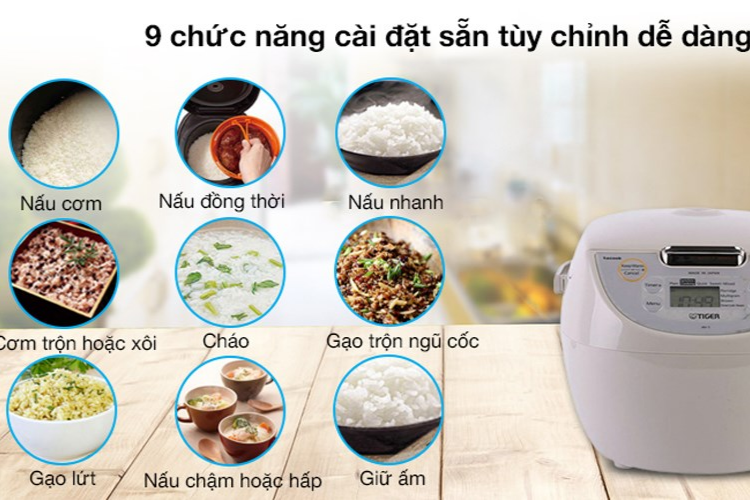 nồi cơm điện tiger nội địa nhật 4