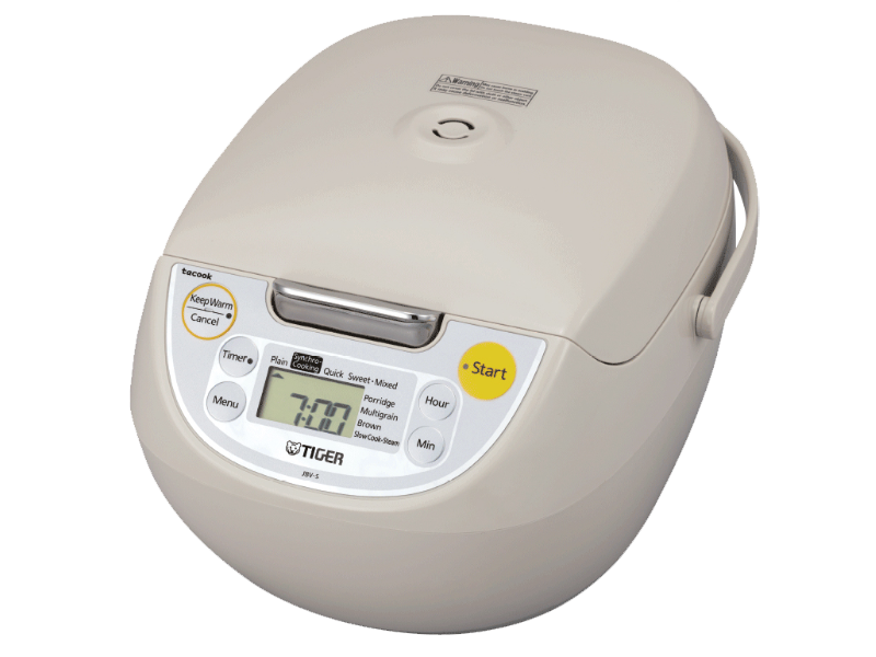Nồi cơm điện tử Tiger 1 lít JBV-S10W - hình 5