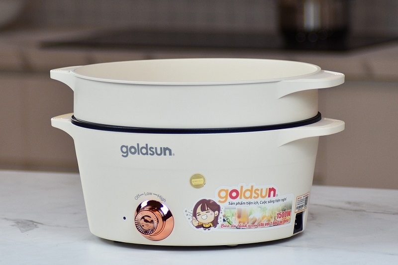 Nồi hấp vừa lẩu vừa hấp ảnh 3