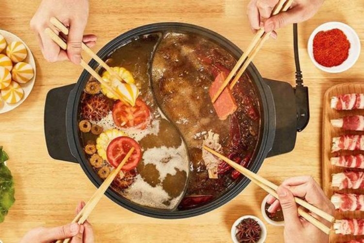 nồi lẩu 2 ngăn ảnh 1