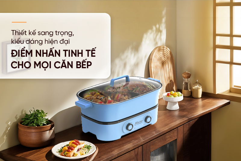 Nồi lẩu điện Sunhouse 6 lít SHD4568 (hình 3)