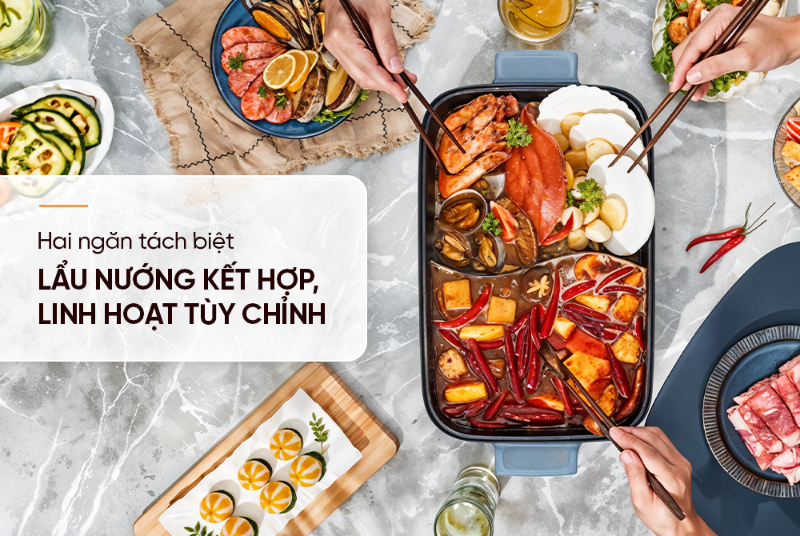 Nồi lẩu điện Sunhouse 6 lít SHD4568 (hình 4)