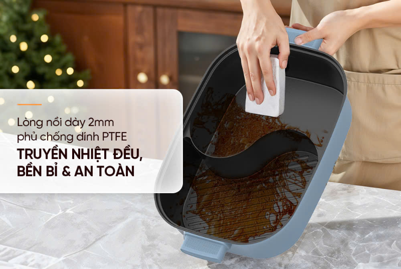 Nồi lẩu điện Sunhouse 6 lít SHD4568 (hình 6)