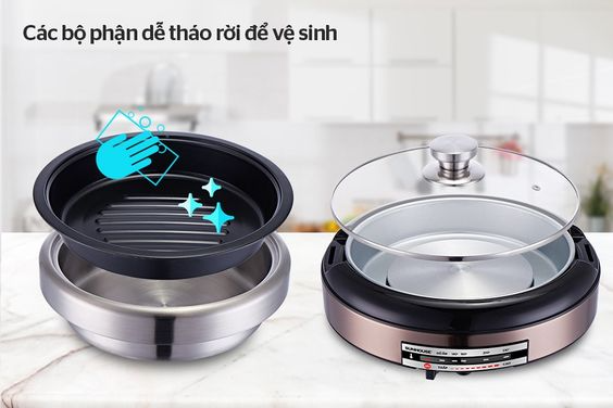 Nồi lẩu điện Sunhouse 4 lít SHD4526 2