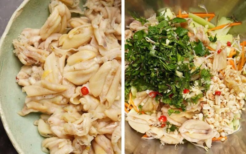 nộm chân vịt rút xương 3