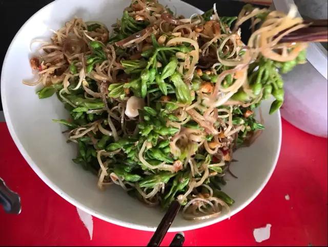 nộm hoa thiên lý bắp chuối (hình 5)