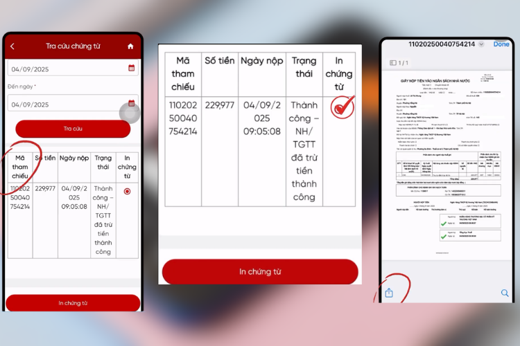 nộp thuế đất trên eTax Mobile 14