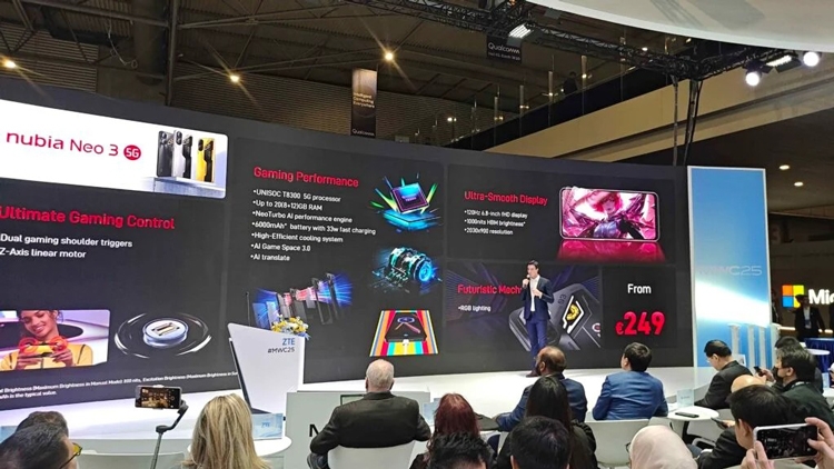 Nubia Neo 3 series ra mắt tại MWC 2025: điện thoại gaming đỉnh cao cho game thủ - hình 1