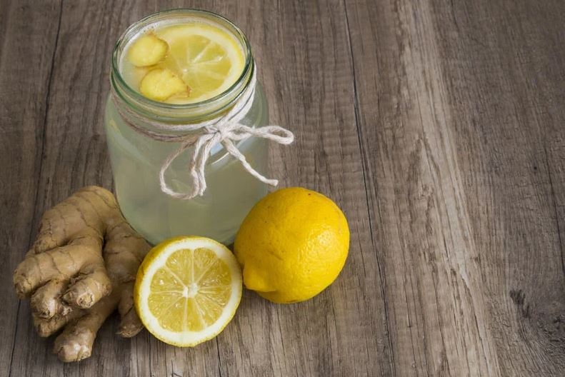 Nước detox chanh gừng 3