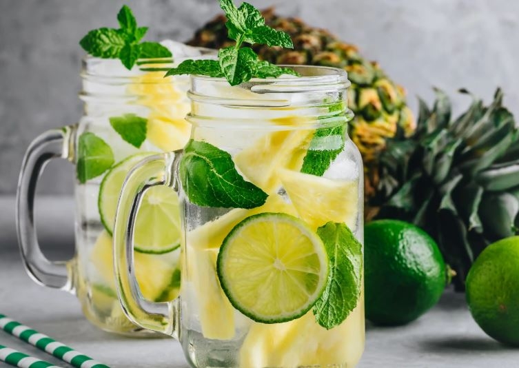 Nước detox chanh gừng 6