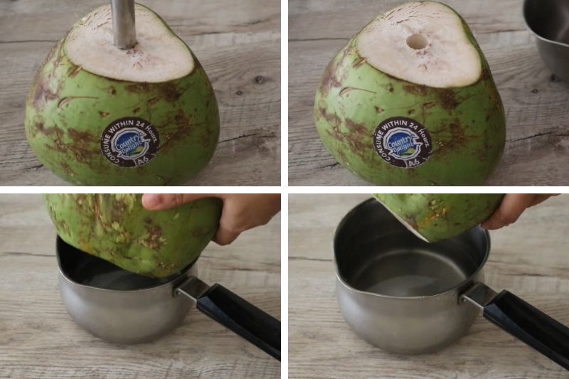 Nước dừa hạt chia ảnh 5