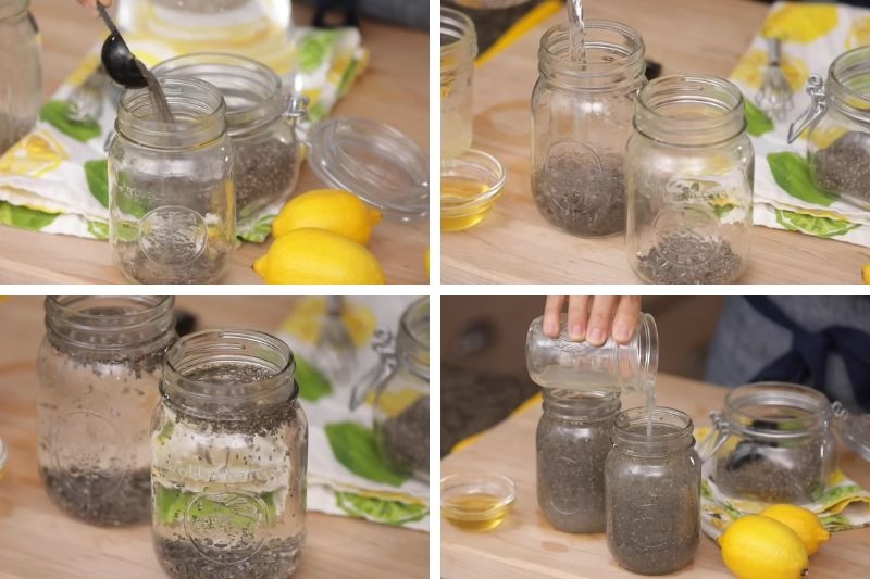 Nước dừa hạt chia ảnh 8