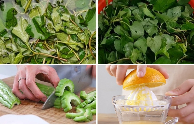 Nước ép diếp cá khổ qua (Hình 3)
