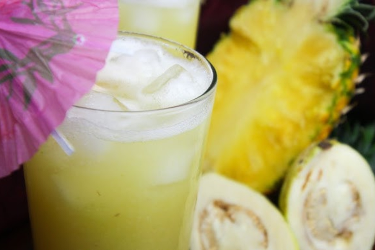 Nước ép ổi dứa hình 3