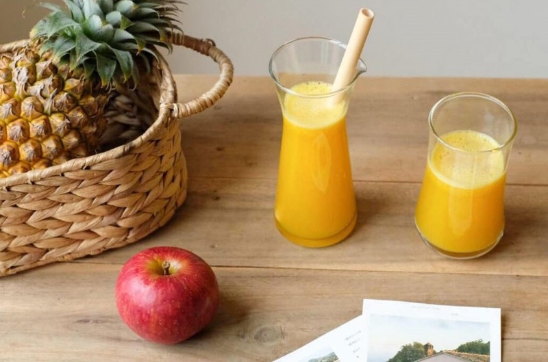 nước ép thơm mix với gì 2