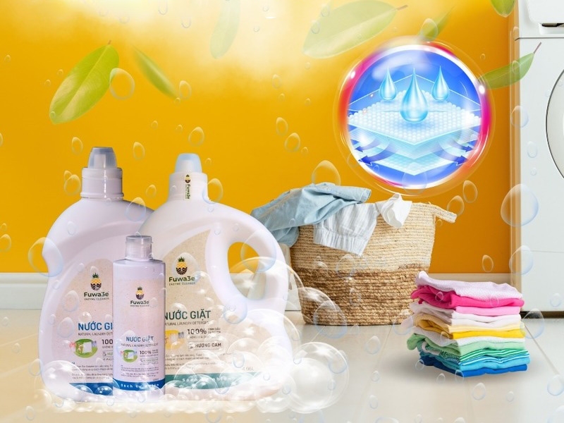 nước giặt cho máy giặt cửa trước