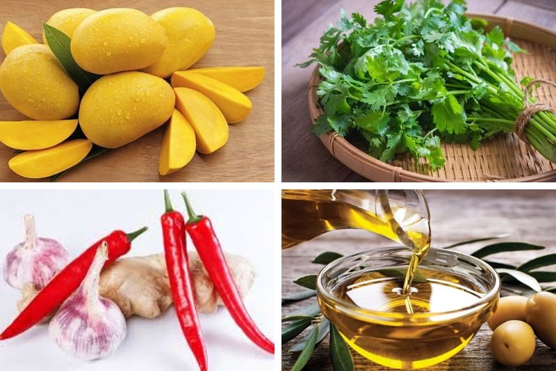 Nước sốt salad xoài ngò rí ảnh 1