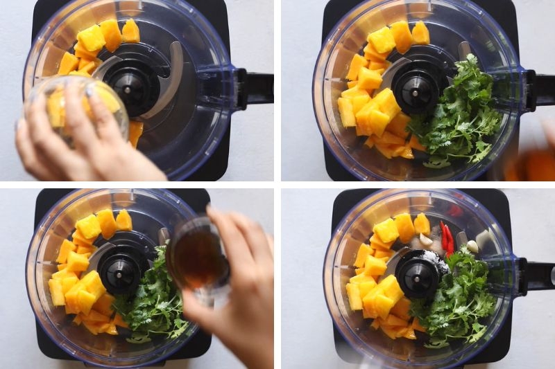 Nước sốt salad xoài ngò rí ảnh 3