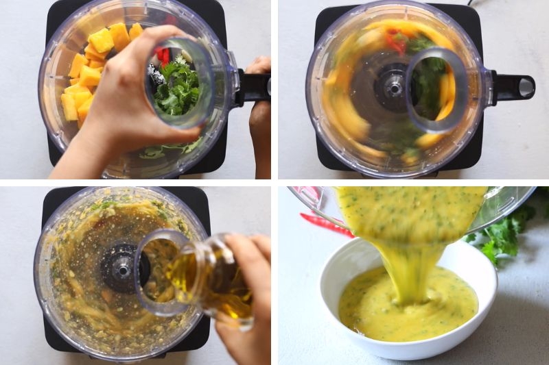 Nước sốt salad xoài ngò rí ảnh 4