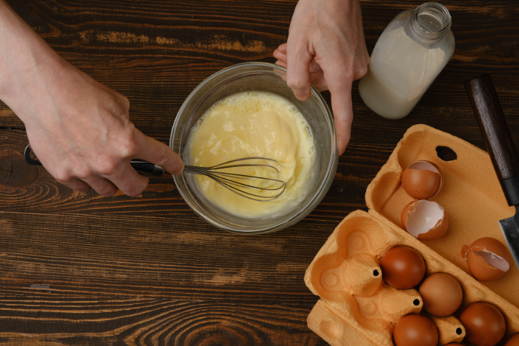 nướng bánh tart trứng bằng lò vi sóng hình 4