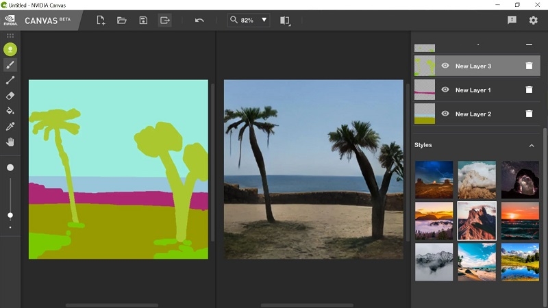 NVIDIA Canvas ảnh 2