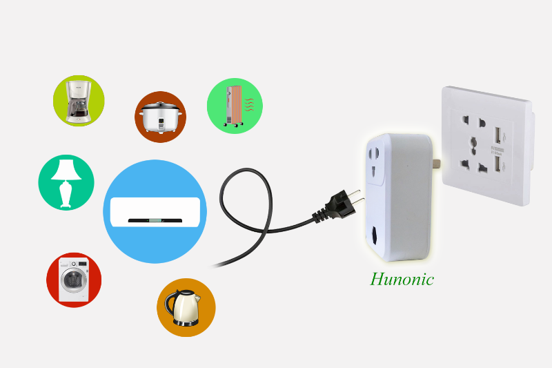 Ổ cắm thông minh Wifi Hunonic Smart Home- SK01 (hình 2)