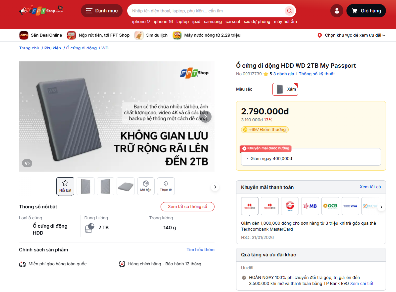 Ổ cứng di động WD - hình 5