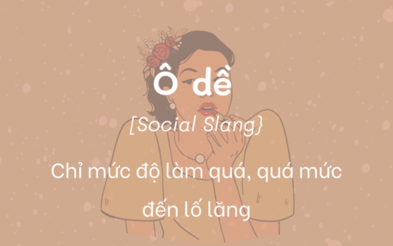 Ô dề là gì trên Facebook (ảnh 1)