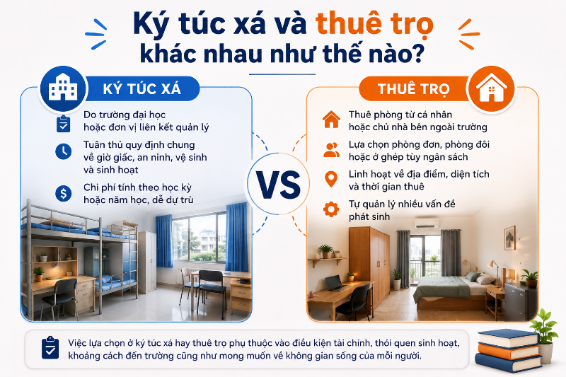 Ở ký túc xá hay thuê trọ tốt hơn? - hình 1