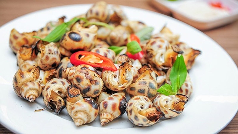 Ốc hương nướng 10