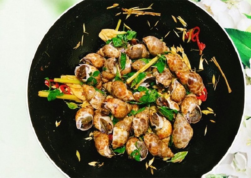 Ốc hương xào sả ớt (Hình 6)