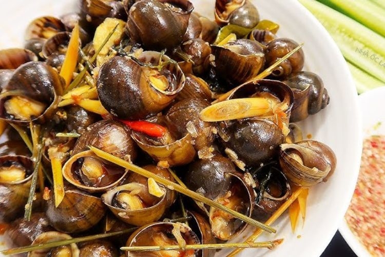 ốc mít xào me