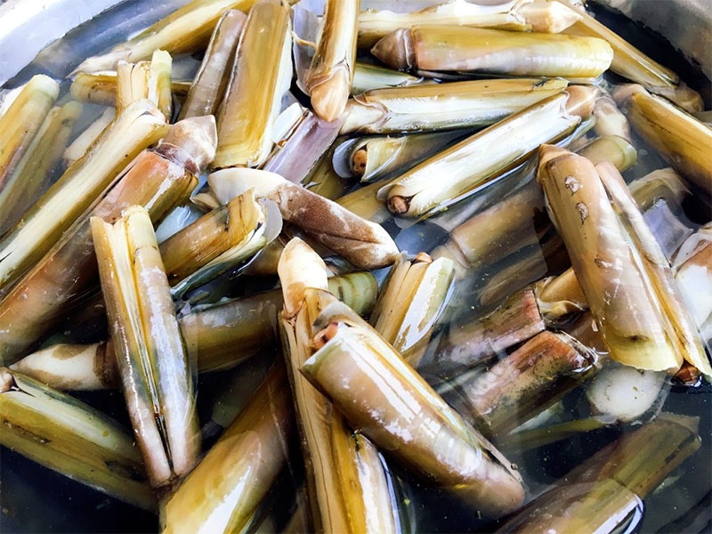 ốc móng tay hấp bia 2