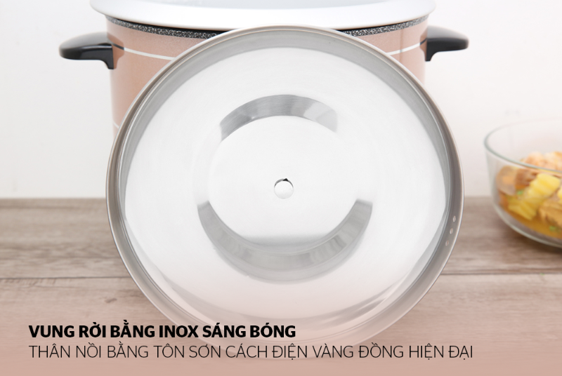 Nồi cơm điện nắp rời Sunhouse 1.2 lít SHD8105 (hình 2)