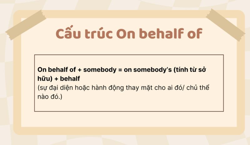 On behalf of là gì? (hình 2)