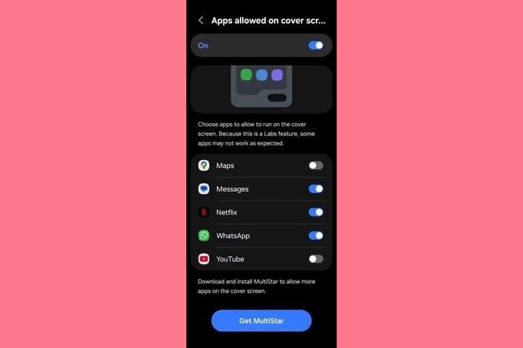 One UI 7 giúp chạy ứng dụng trên màn hình ngoài Galaxy Z Flip dễ dàng hơn