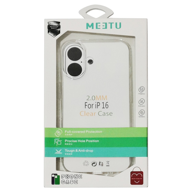 Ốp Lưng Bảo Vệ Iphone 16 Silicon Chống Sốc, Chống Trầy Xước Meetu