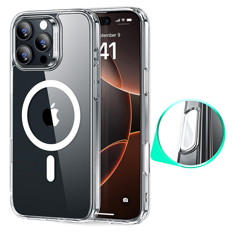 Ốp Lưng Magsafe Iphone 16 Pro Max Nhựa Cứng Chống Sốc Esr Trong Suốt